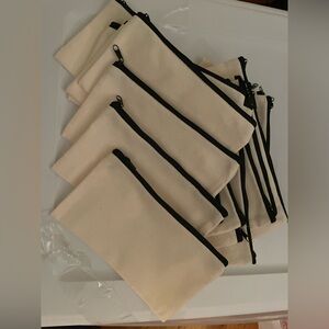 Canvas zipper bags